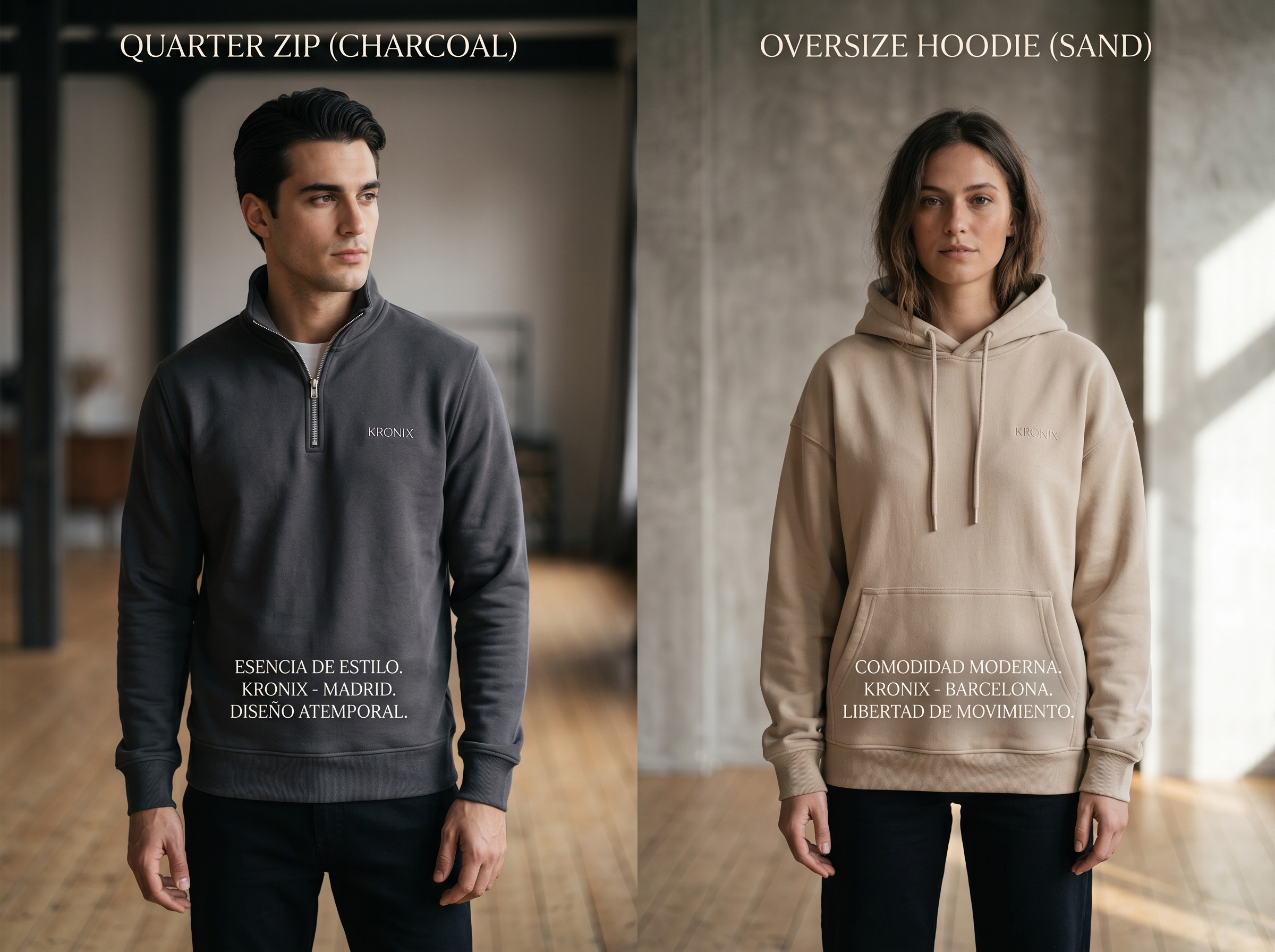 Elige el tipo de sudadera